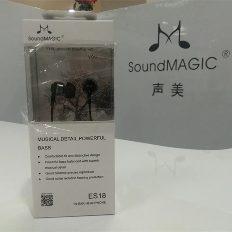 Наушники вкладыши SoundMAGIC ES18 Hi Fi мощный бас звук|soundmagic es18|in ear earphonesin |