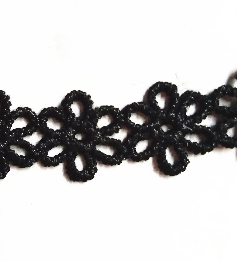 12PCS/LOT Lace Necklaces Charm Woman wedding Black Strip Flower Chokers Necklace Elegant Sexy Fashion female Collar Party | Украшения и