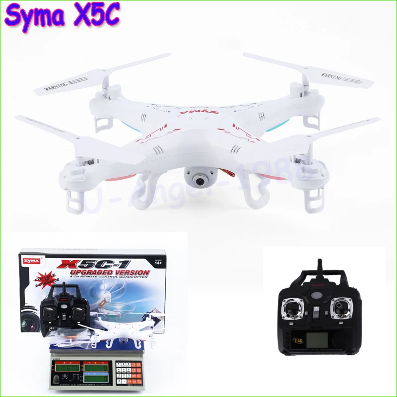 Syma X5C исследователей Quadcopter Drone 2 4 г 4CH RC режим с HD Камера ЖК-дисплей RTF Бесплатная