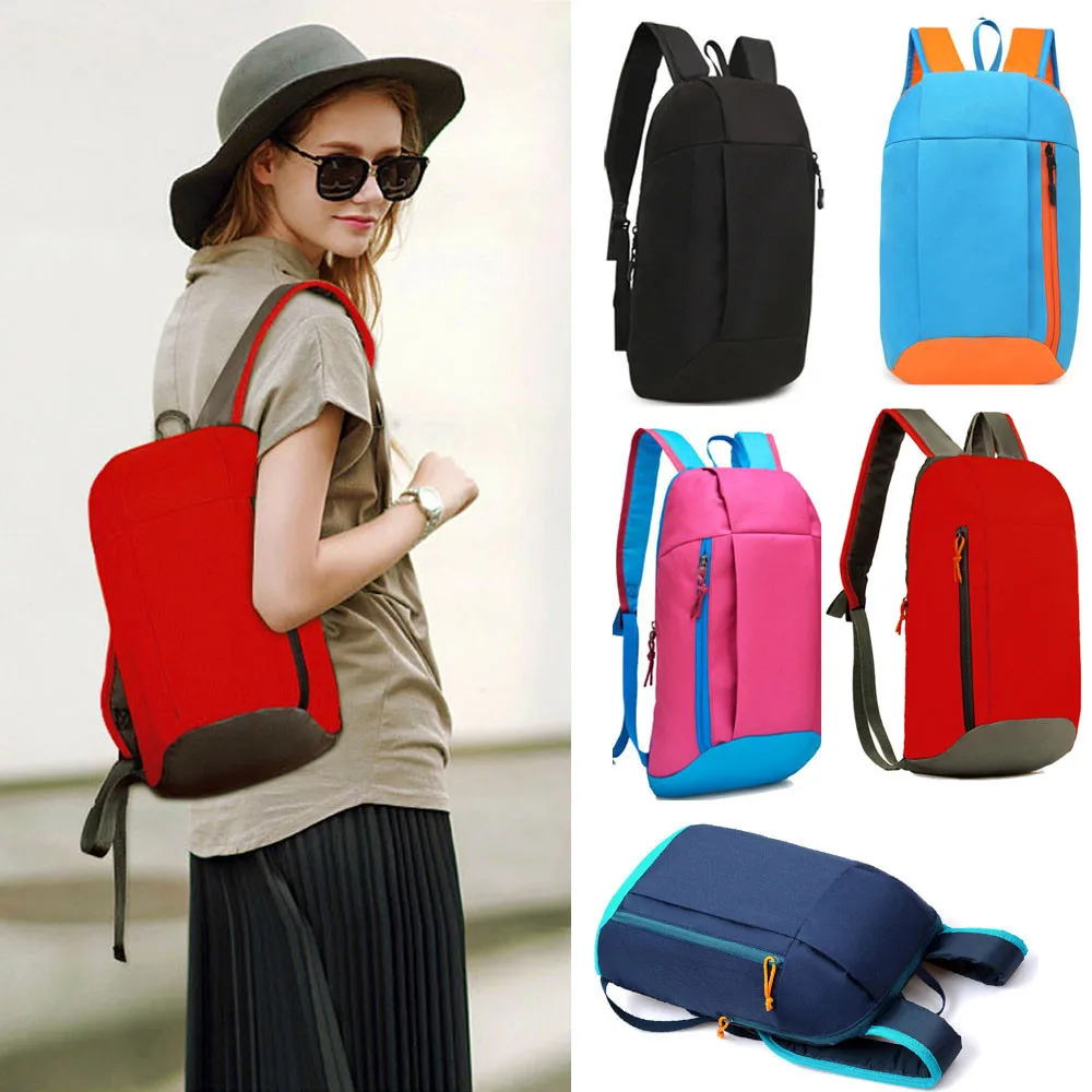

New 2021 Fashion Unisex Backpacks Casual Canvas Solid Zipper Travel Mini Shoulder Bag For Student Backpack School Bags Sac