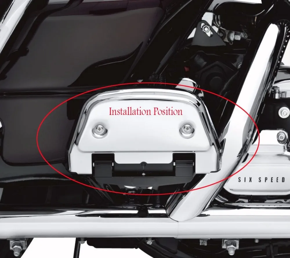 Aftermarket подножки Крышка для 2006-позже Dyna/1986-позже FL Softail/1987-позже Touring и Trike CD