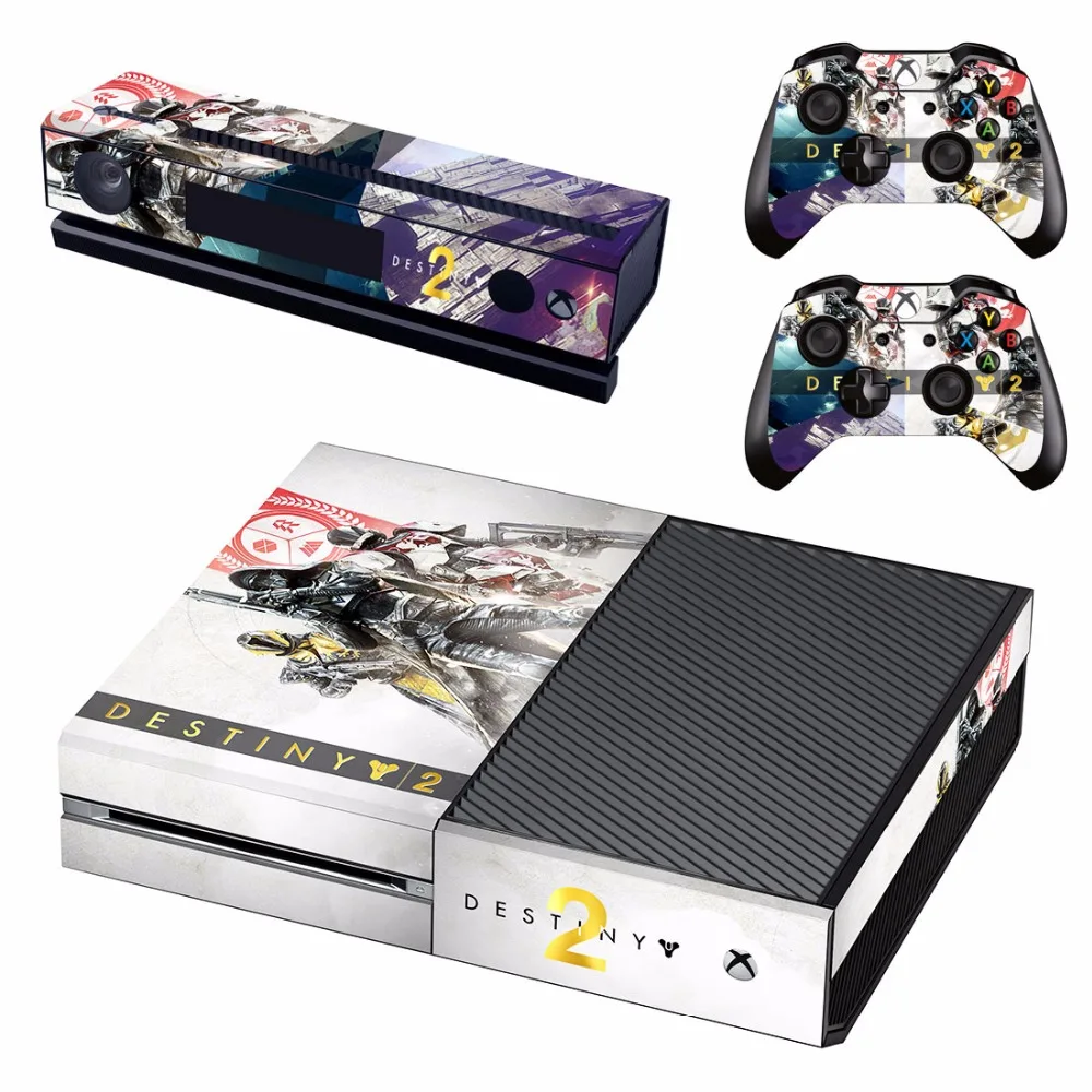Игра Destiny 2 наклейка на кожу для Microsoft Xbox One консоли и 2 контроллера для Xbox One Skins стикер s винил