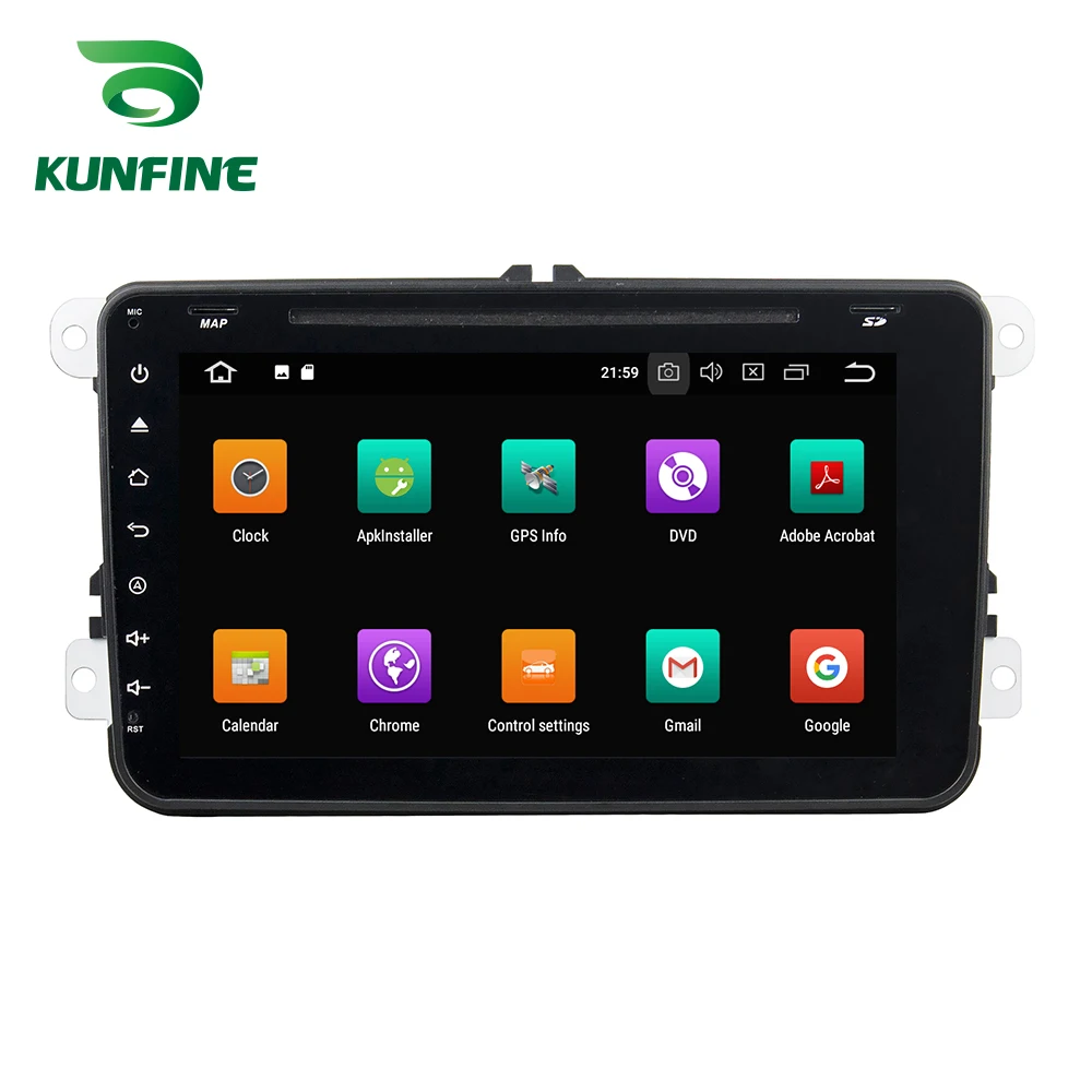KUNFINE 4 ядра 2 ГБ оперативная память Android 8 1 автомобиль DVD gps навигации