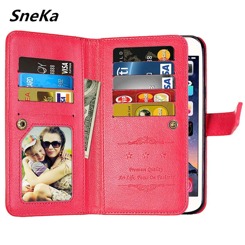 Honor 9 lite Case Luxury Wallet PU Leather Multi-card Flip Book Cover Case on sFor Fundas Huawei honor 9 lite Bags Phone Cases