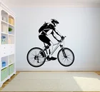 Дорожный велосипед, виниловые наклейки на стену, для соревнований по пересеченной местности, атлетика, Молодежная спальня, домашний декор, настенные наклейки 2CE2