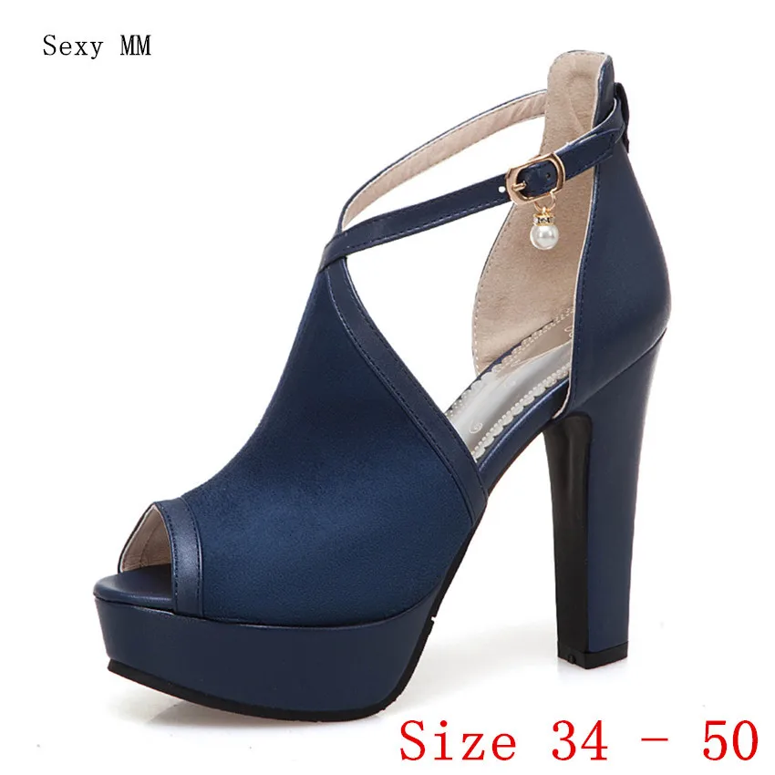 

Platform Pumps Women High Heels Party Gladiator Sandals Woman High Heel Shoes Plus Size 34 - 40 41 42 43 44 45 46 47 48 49 50