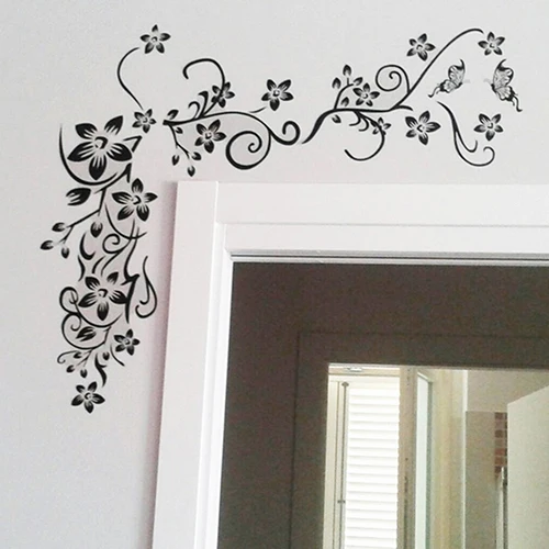 Кошки уличная лампа бабочки ваза для цветов домашняя комната настенная наклейка