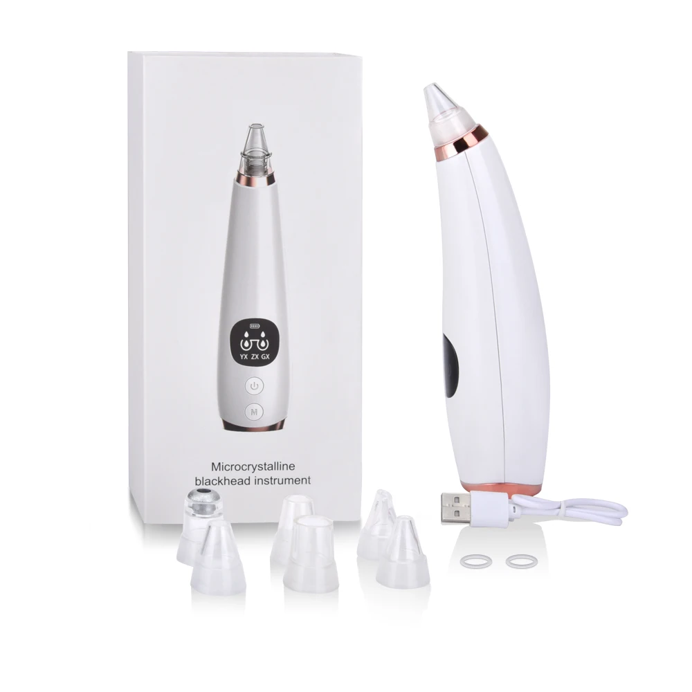 Электрический прибор для удаления угрей, Очищающий поры, пилинг, Удаление прыщей, вакуумная всасывающая машина для глубокого очищения лица и носа, уход за кожей - Цвет: Blackhead Remover A