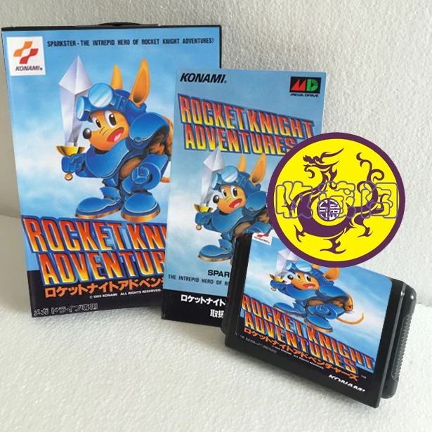 

Rocket Knight Adventures 16 bit SEGA MD Game Card Boxed With Manual For Sega Mega Drive For Genesis