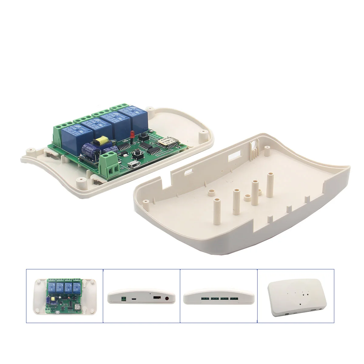 ABS чехол для SONOFF DIY 4 канала реле Jog Wifi беспроводной Умный домашний переключатель