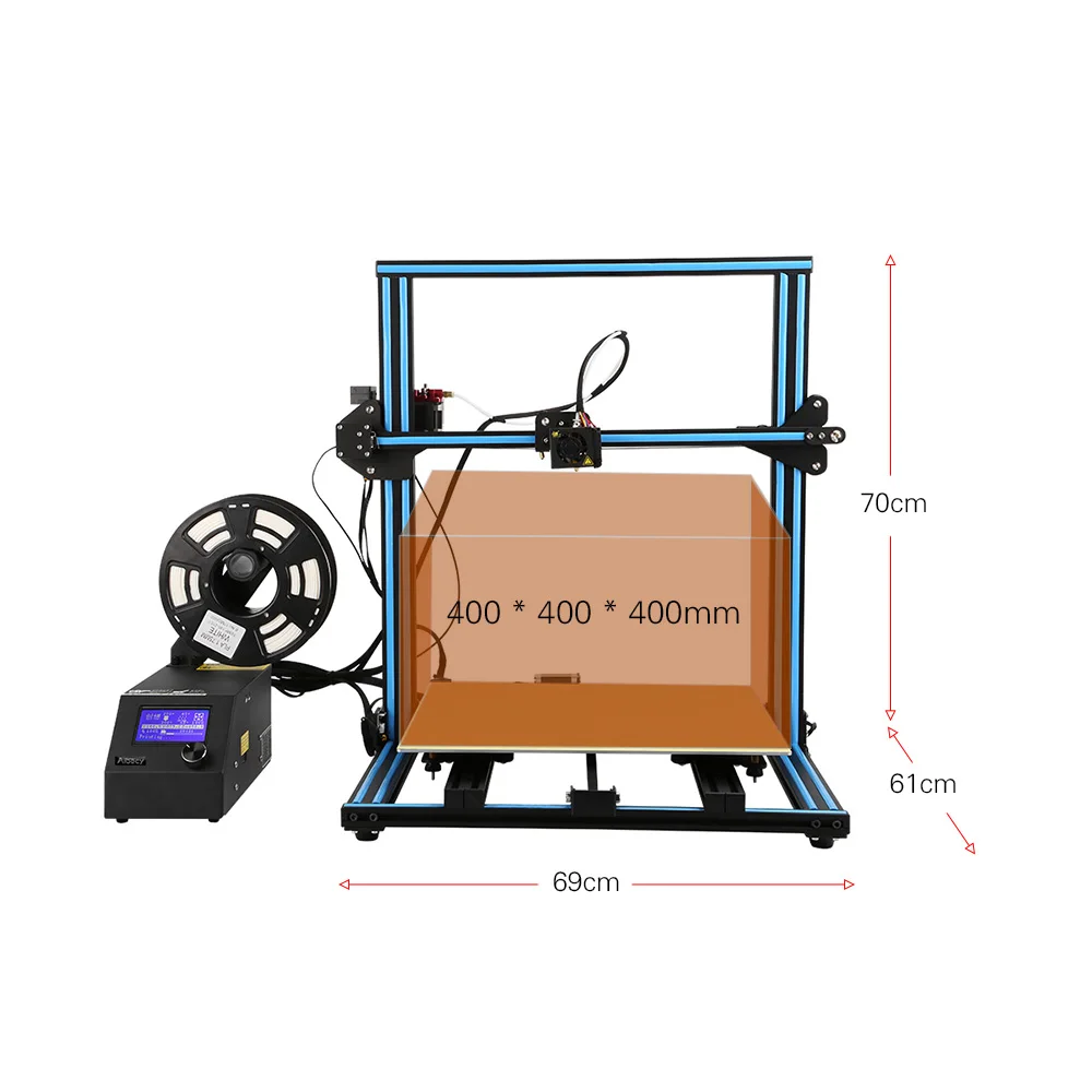 3d принтер CR-10/CR-10S/CR-10S4 самостоятельная сборка 3D DIY принтер наборы с алюминиевой рамкой и детектор нити включает 2 кг нити