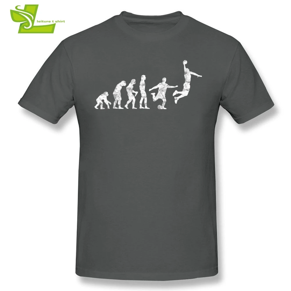 Футболка мужская из 100% хлопка с коротким рукавом в стиле эволюции | Мужская