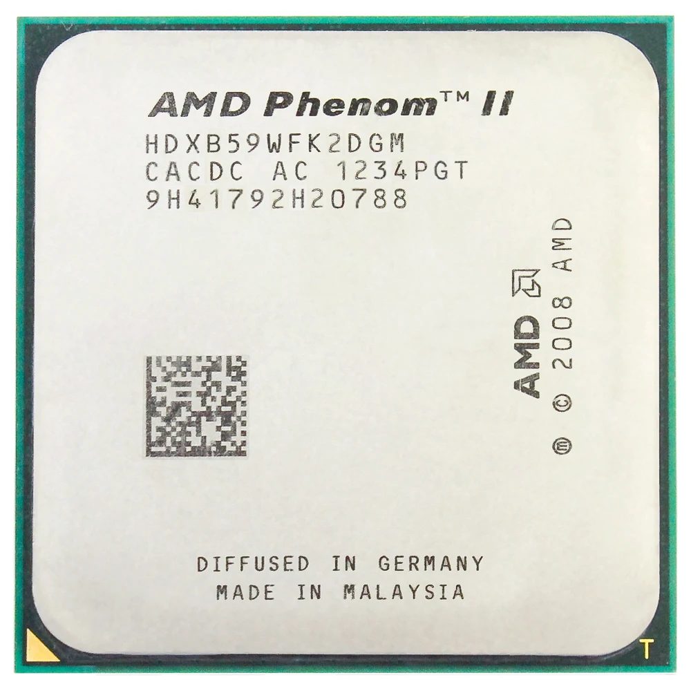 Процессор AMD Phenom II X2 B59 двухъядерный процессор (3 4 ГГц/6 м/80 Вт/2000 ГГц) сокет am3 am2