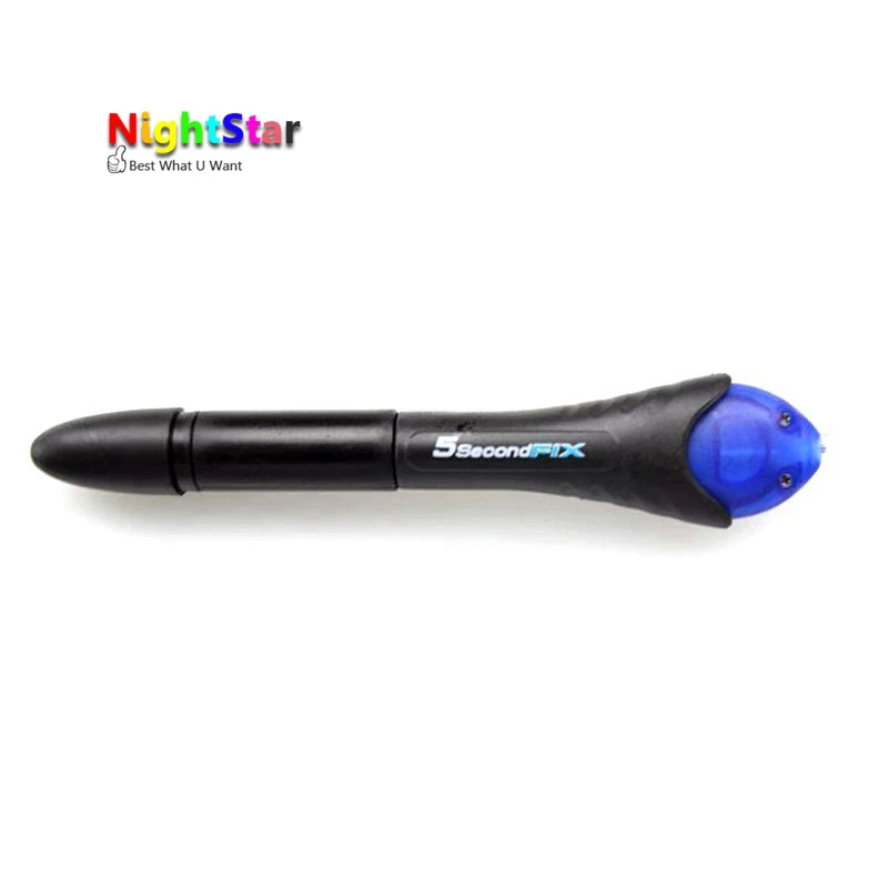 Fix Pen Set 5 секунд супер мощность УФ светильник инструмент для ремонта жидкий клей заправка пластика сварка - Цвет: Fix Pen Set