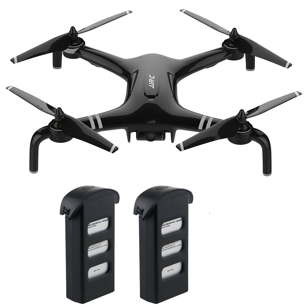 2 Batteries Black JJRC X7 умный двойной gps 5G WiFi 1080P FPV Бесщеточный Радиоуправляемый Дрон-RTF карданный 23 мин летный Квадрокоптер Waypoint One Key 3 батареи - Цвет: 2 Batteries Black