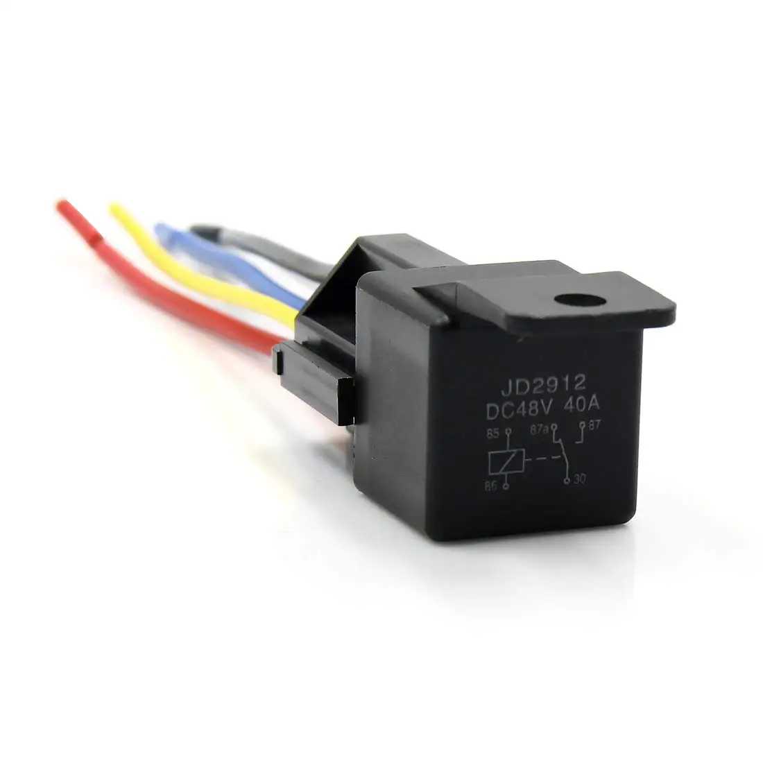 X Autohaux 48V DC 40A SPDT автомобильное реле 5 Pin проводов w/жгут разъем | Автомобили и