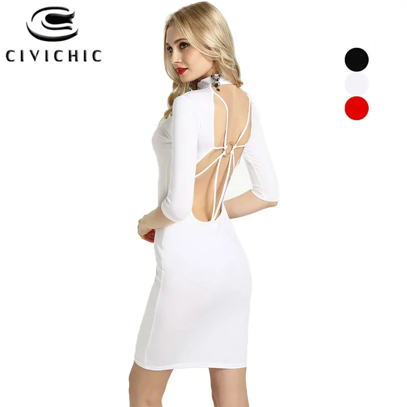 CIVI CHIC сексуальный летний халат Ete 2018 женская одежда для ночного клуба бандажные