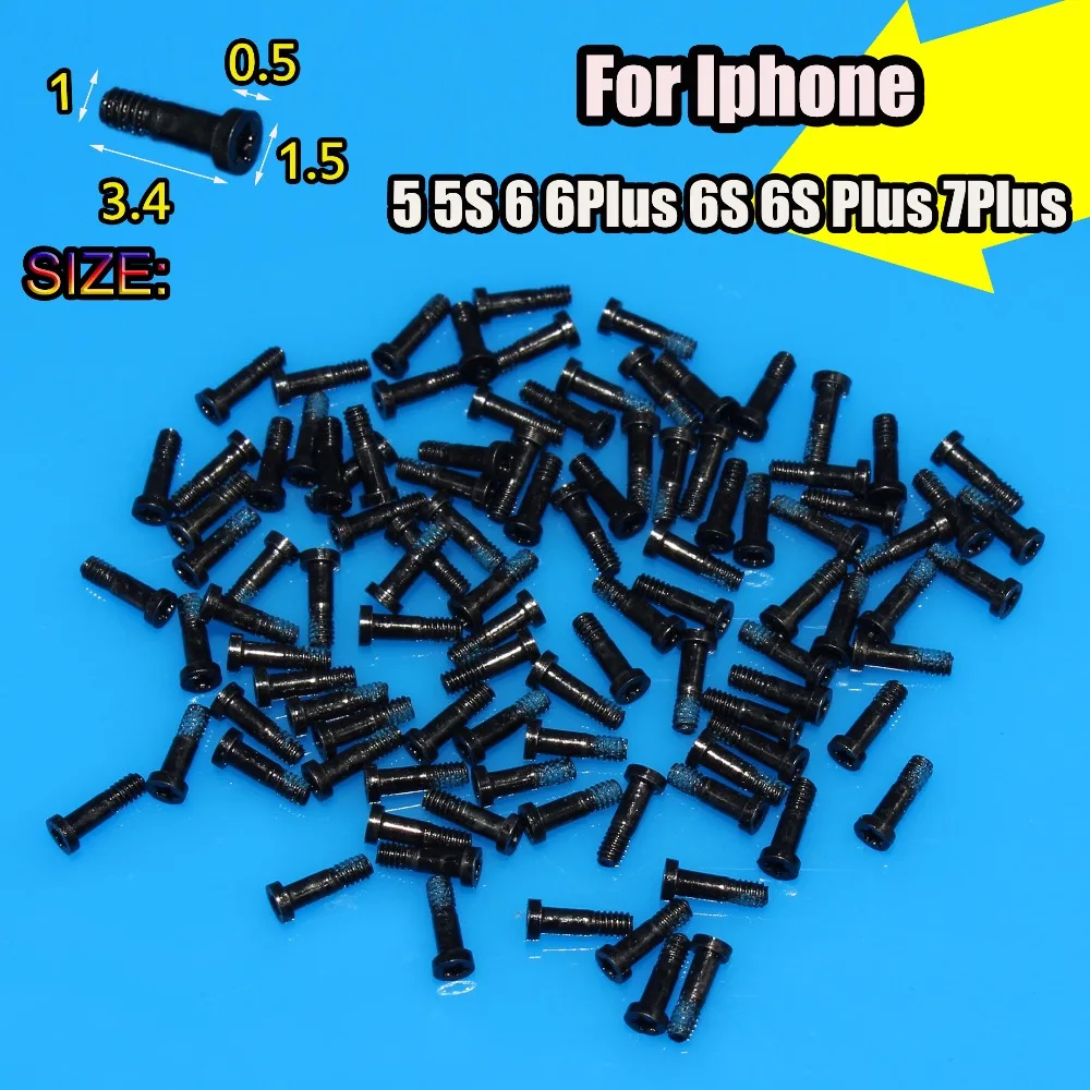 2 шт. Новинка 0 8 звезда нижний винт Замена для iphone 6 S Plus 7plus 5 5s
