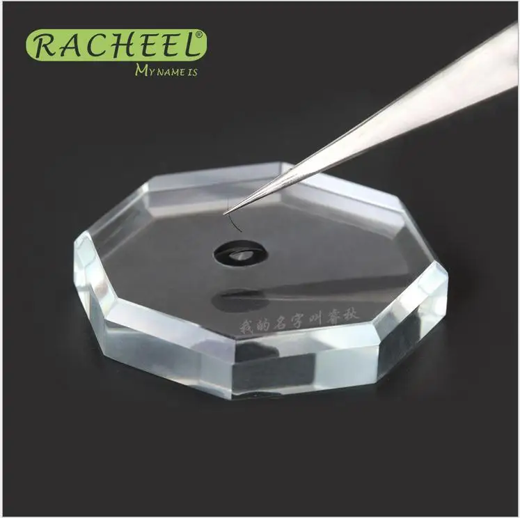 Инструмент для наращивания ресниц RACHEEL держатель клея Нефритовый камень