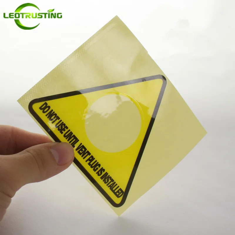 Leotriting 1000 шт пользовательские печатные высеченные прозрачные ПВХ клейкие