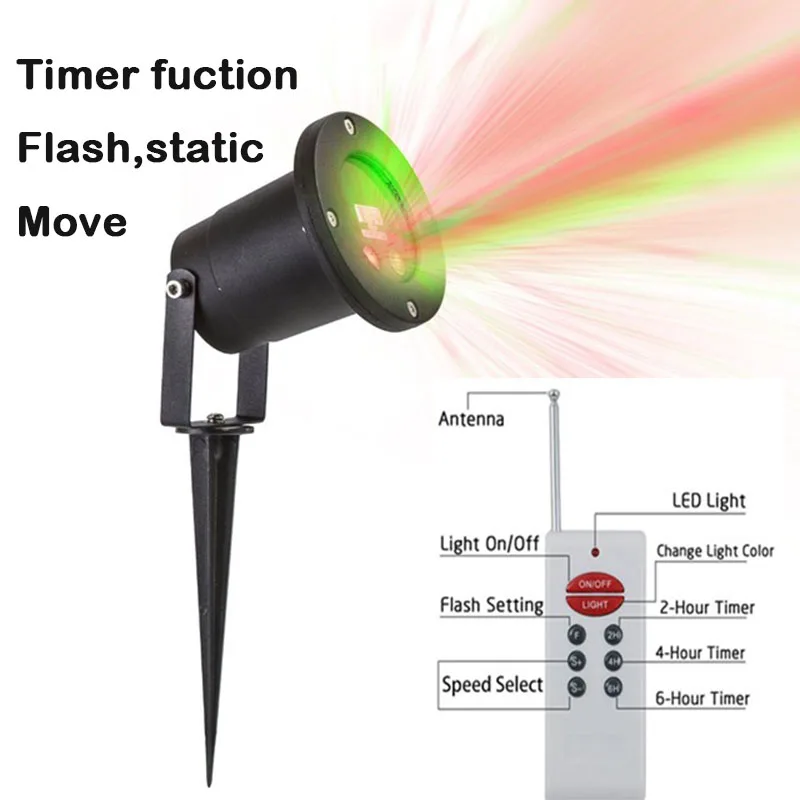 10pcs Outdoor Waterproof Laser Projector RG Garden Holiday Christmas Tree Red Green Landscape Light | Лампы и освещение