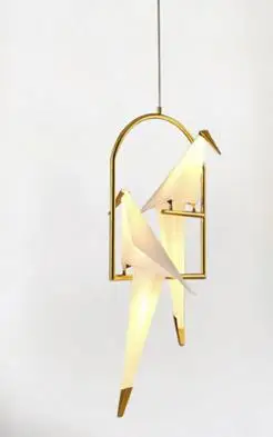 2 Heads Pendant Скандинавский постмодерн творческая личность птичка спальня люстра прикроватная Балкон ресторан простой кран светодиодный светильник - Цвет корпуса: 2 Heads Pendant