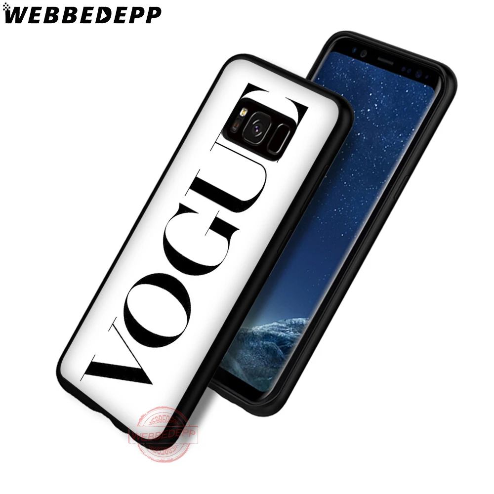 WEBBEDEPP черно-белые модные мягкий чехол для телефона с изображением цветов Samsung S6 S7