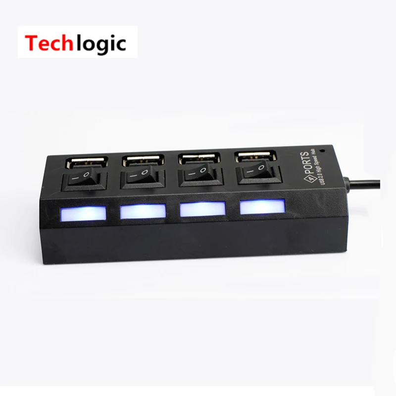 

Портативный высокоскоростной Разветвитель USB 480, 2,0 Мбит/с, 4 порта