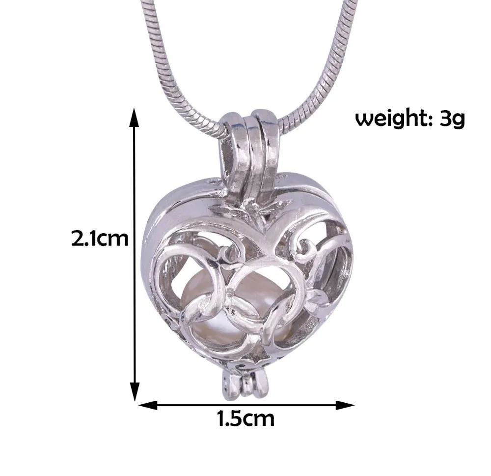 Подвеска медальон в форме сердца с подвеской виде медальона надписью love wish pearl