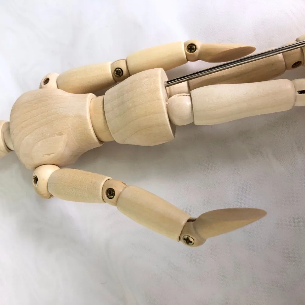 Деревянная модель человеческого манекена художника для рисования деревянный