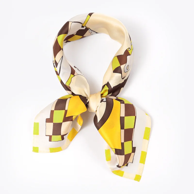 Модный шарф из натурального шелка женские шарфы на шею квадратный высокое