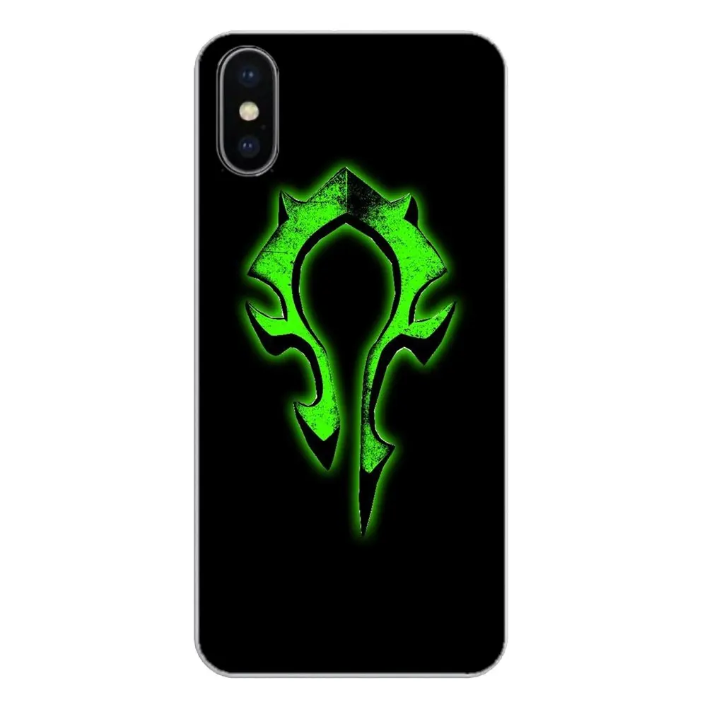 Transparent Soft Shell Covers For Motorola Moto X4 E4 E5 G5 G5S G6 Z Z3 G3 C Play Plus game WOW World of Warcraft horde |