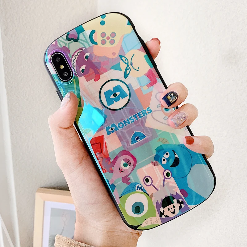 Чехол для iphone XS max Monsters Shield мягкий чехол blue ray Toy story 8plus 8 X XR 6 6s 6sp 7 7P мультяшный милый