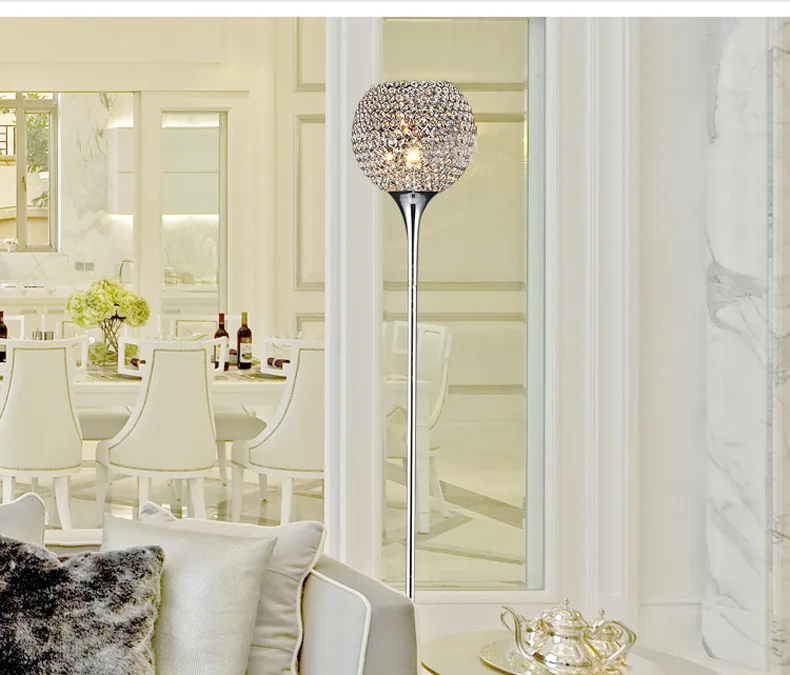 Хрустальная Напольная Лампа современные хрустальные напольные светильники для