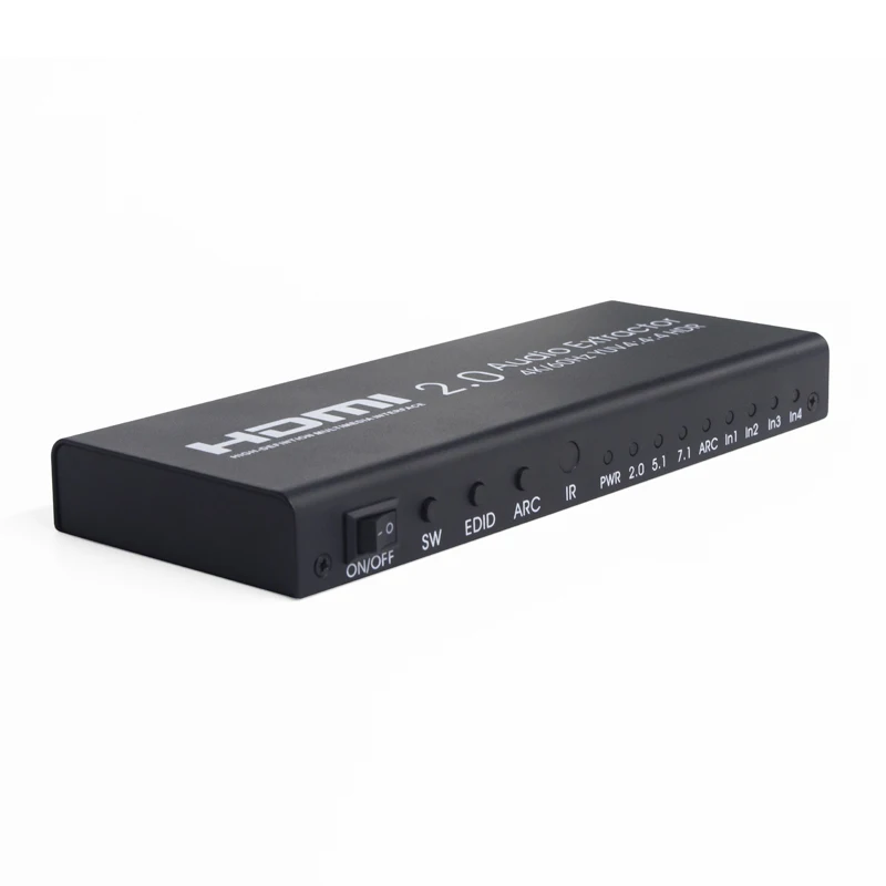 AIXXCO 4 K HDMI 2 0 4x1 выключатель с аудио экстрактор коммутатор сплиттера Поддержка K/60Hz