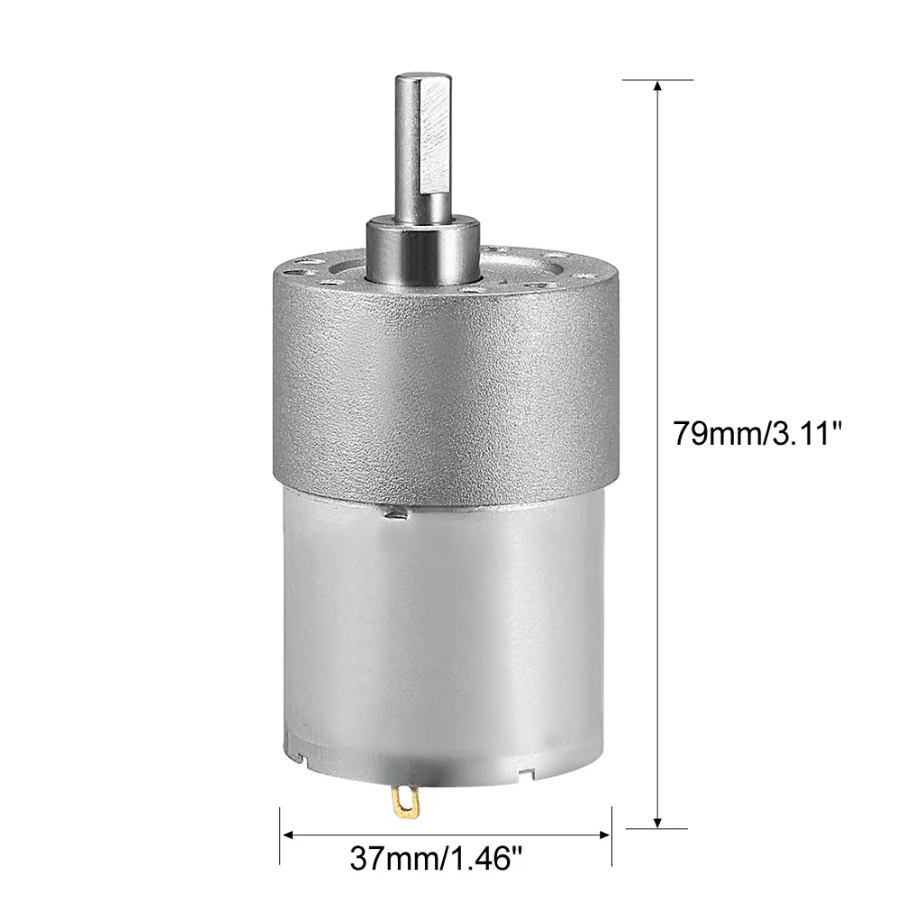 UXCELL Новый JGB37-3530 DC6V 12V 24V 333/59/37/107 об/мин 11/7/6/10 Шестеренчатый двигатель с высоким