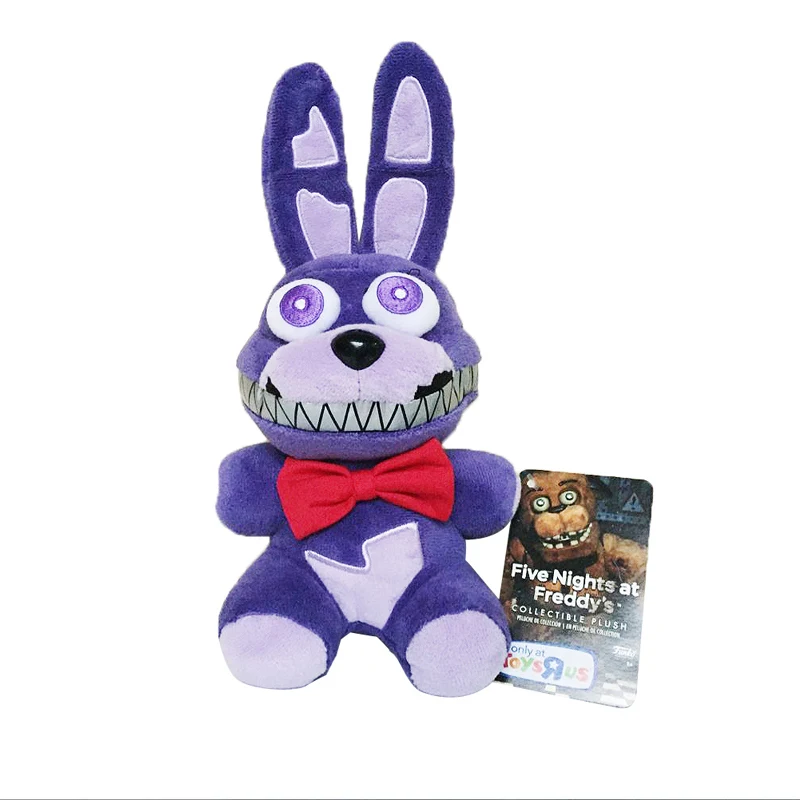 18 стилей 20 см FNAF плюшевые игрушки Five Nights At Freddy's 4 медведь Фредди Бонни и Чика Baby Ballora Фокси плюшевая игрушка кукла подарки - Цвет: 18cm Purple Bonnie