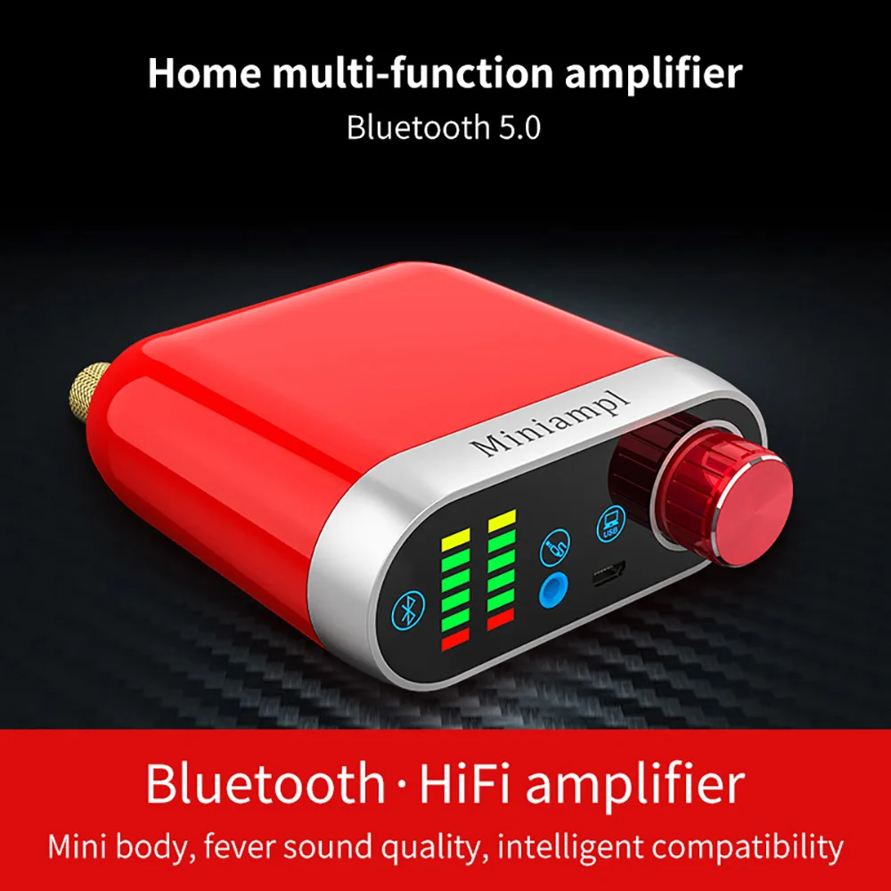 AIYIMA TPA3116 Bluetooth 5,0 усилитель мини класса D стерео цифровой усилитель мощности аудио домашний усилитель 3,5 мм USB вход для мобильного планшета