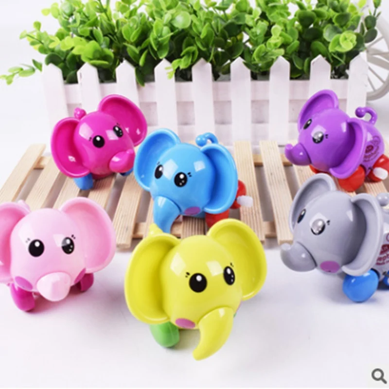 2 шт./лот Мультфильм Животных Слоны цепи пружин игрушки детские Классические