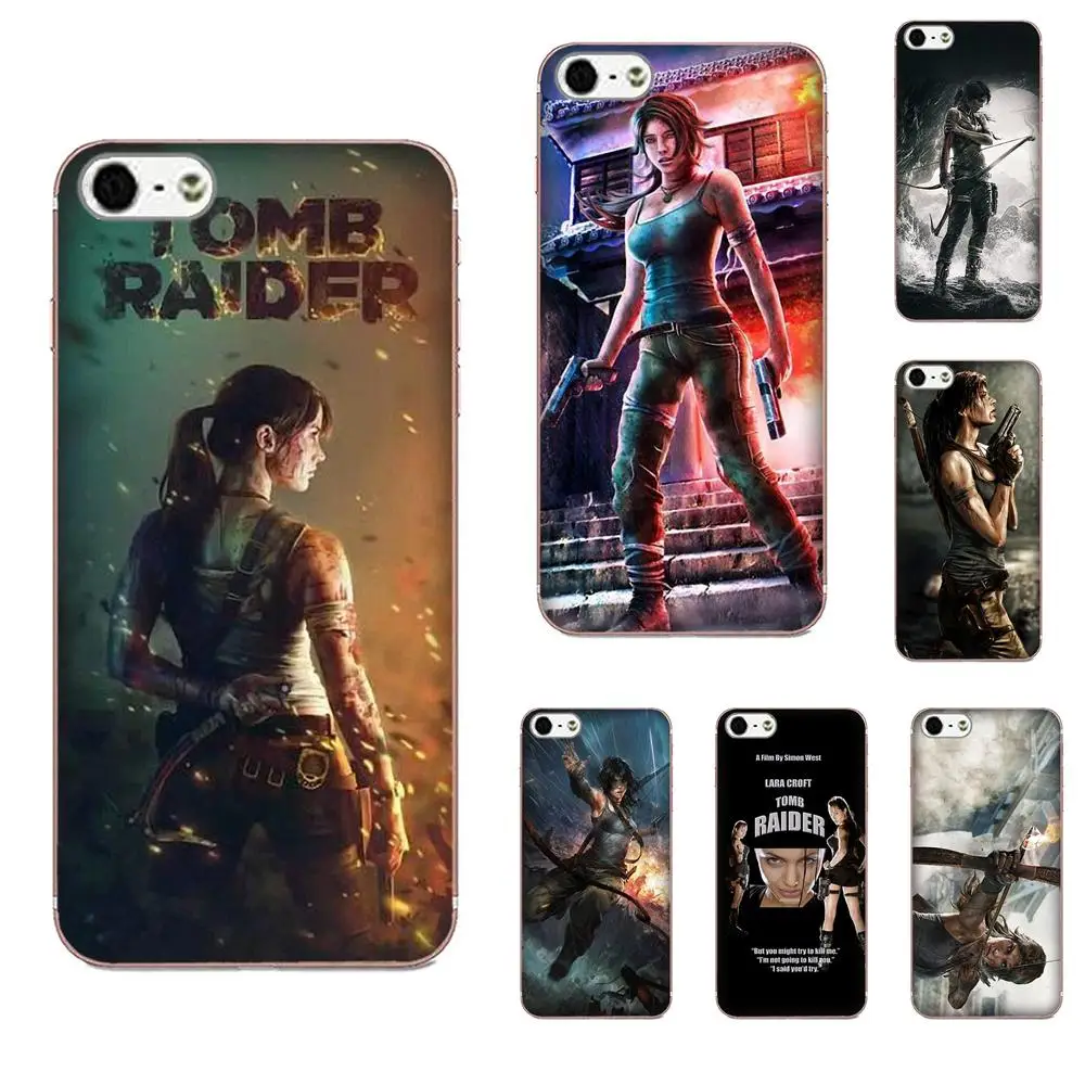 Tomb Raider Lara Croft игровой Мягкий ТПУ протектор для Xiaomi Mi3 Mi4 Mi4C Mi4i Mi5 Mi 5S 5X 6 6X A1 Max Mix 2 Note 3
