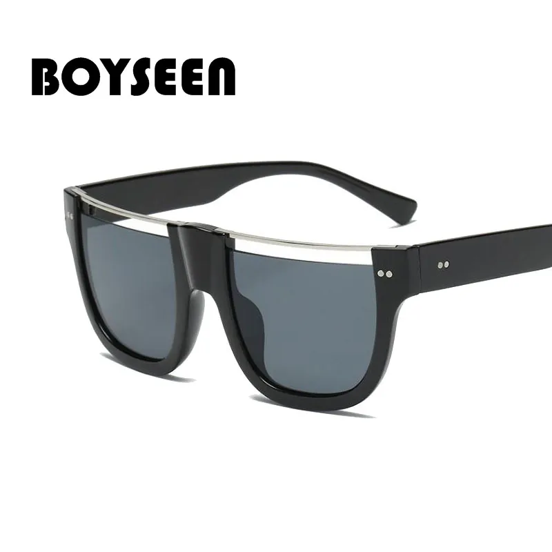 Женские солнцезащитные очки BOYSEEN Летние Стильные Солнцезащитные с заклепками UV400