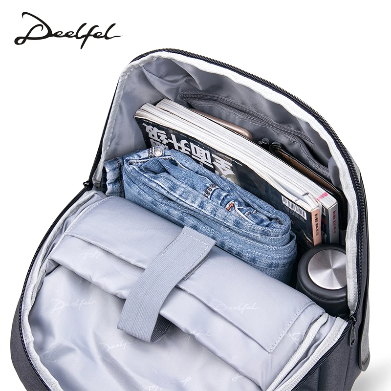 Рюкзак унисекс для ноутбука с USB зарядкой и защитой от кражи|Мужские рюкзаки| |