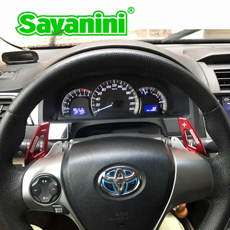Алюминиевое весло переключения руля Savanini для Toyota Reiz Camry Corolla Ralink и Zelas