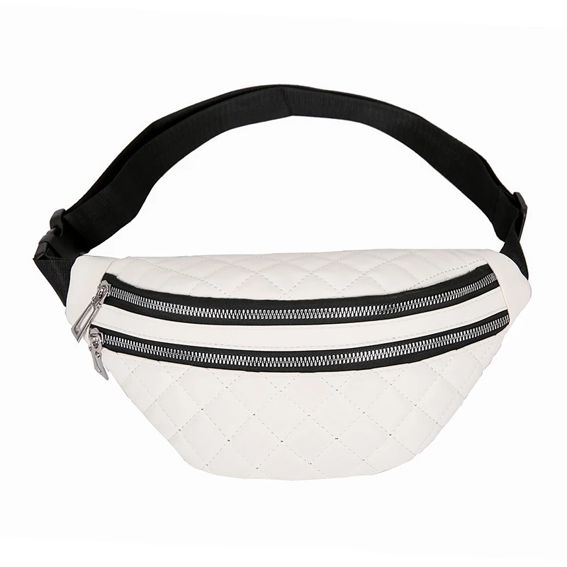 white Waist pack Новая Женская поясная сумка повседневная сумка-почтальонка милая сумка из искусственной кожи водонепроницаемая сумка женская нагрудная сумка банановые сумки маленький карман - Цвет: white Waist pack