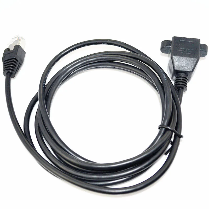 3FT Ethernet LAN Сетевой Удлинительный кабель RJ45 штекер гнездо с винтовым креплением|cable