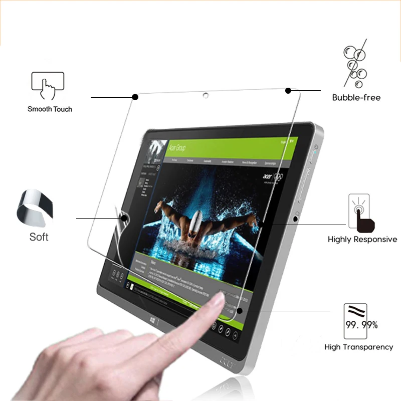 Глянцевая Защитная пленка для ЖК-экрана Acer Iconia Tab W700 11 6 дюйма | Компьютеры и офис