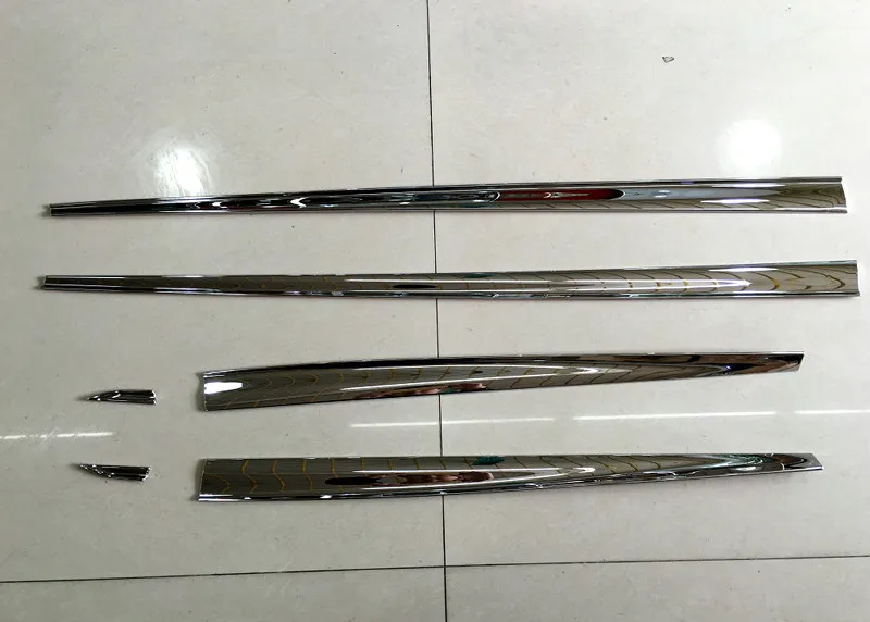 Для LEXUS RX200t RX450h 2016 6 шт. ABS Глянцевая накладка на боковые двери автомобиля Новое