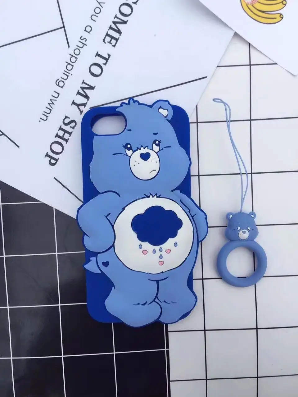 A XS Max 3D мультфильм милый сладкий конфеты цвет Радуга медведь, мягкий силикон чехол для телефона Apple IPhone X XS 6 6 S 7 8 Plus XR задняя крышка - Цвет: A