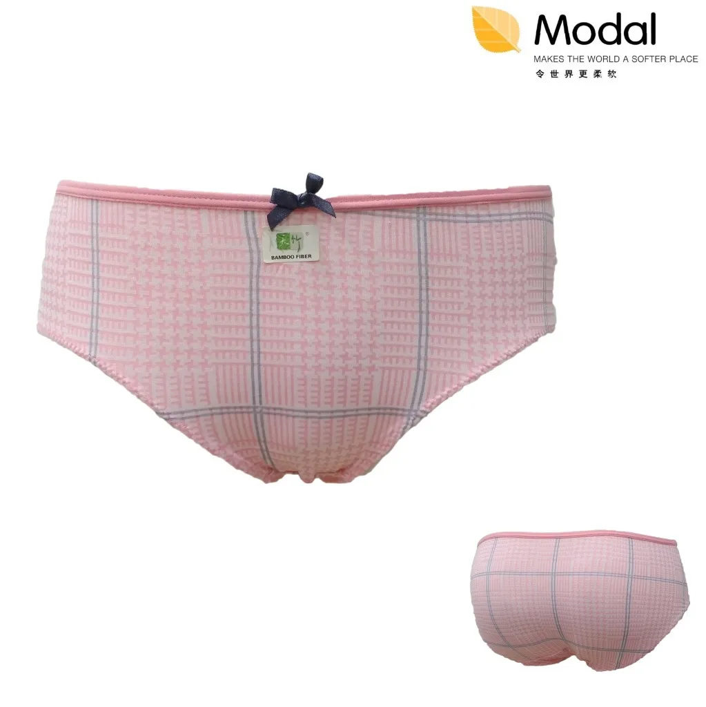 Cueca 2pcs/Lot Womens Briefs Intimates female underwear Bamboo briefs for girls 5861 |
