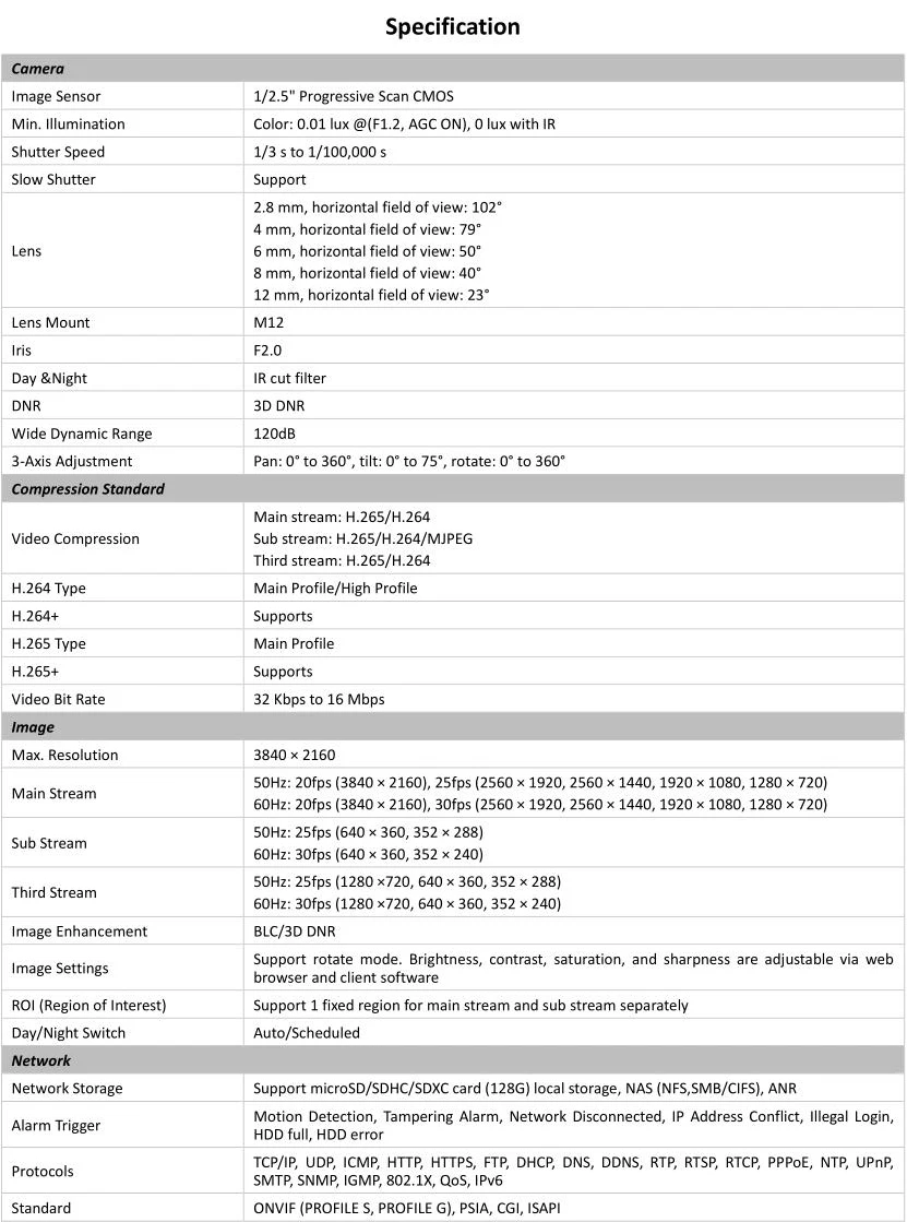 Hikvision 8mp ip-камера видеонаблюдения, DS-2CD2385FWD-I безопасности, видеокамера, защита безопасности 4 K, сетевая ИК-башня